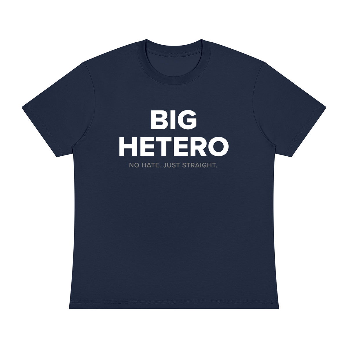 Big Hetero Essential T-Shirt (Navy)